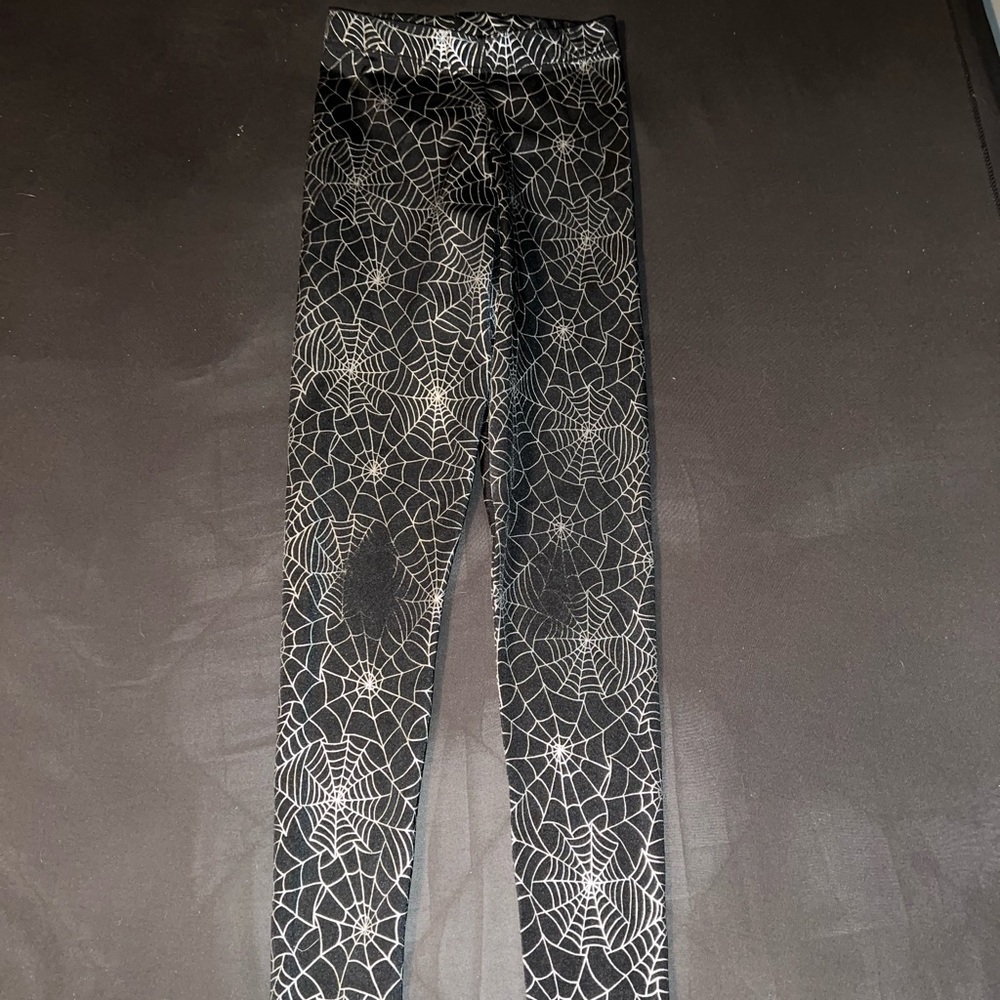 XS Spiderweb Leggings by Blackmilk Clothing